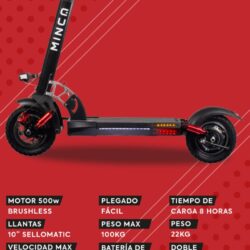 PATINETA ELÉCTRICA MINCA 500W